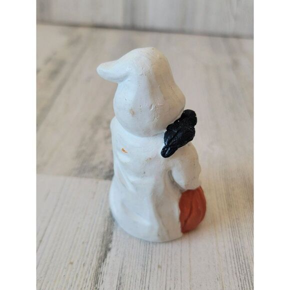 Ceramic Halloween ghost figure crow pumpkin Tombstone home decor - Picture 4 of 5